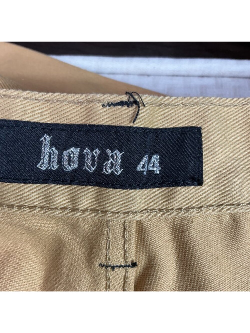 Hova Mens Camel Straight-Leg Jeans Size 44 New With Tags - Picture 4 of 11